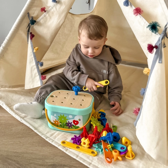 Woopie Green Construction Box Moteur Montessori 12v1