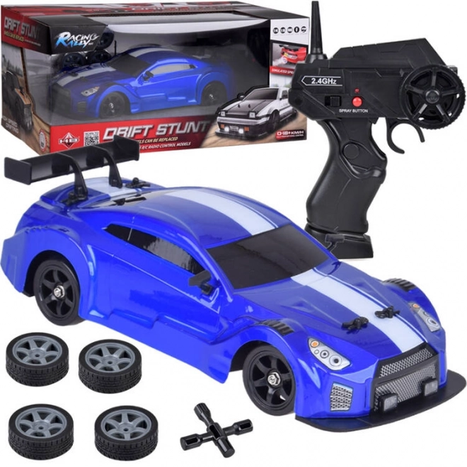 Voiture RC de course Drift avec effet de fumée et éclairage LED