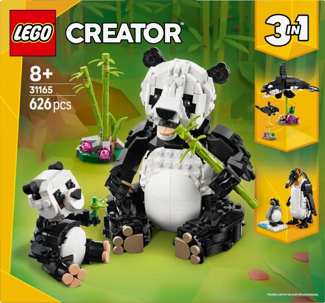 Animaux dans la nature : Famille de pandas par LEGO Creator