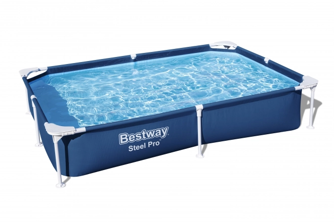 SplashJr Steel Pro 221x150x43 BESTWAY Piscine à ossature + kit de réparation