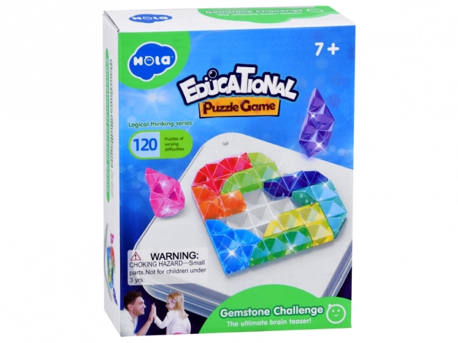 Puzzle en diamants colorés