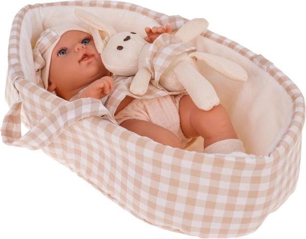 Set poupée bébé avec accessoires – Beige
