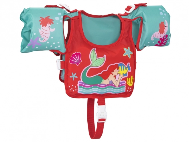 Gilet de natation pour enfants avec manches Petite sirène