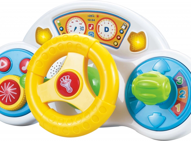 Volant interactif pour enfants avec lumières et sons