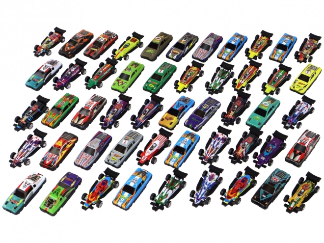 Ensemble de voitures miniatures 50 pièces Multicolores