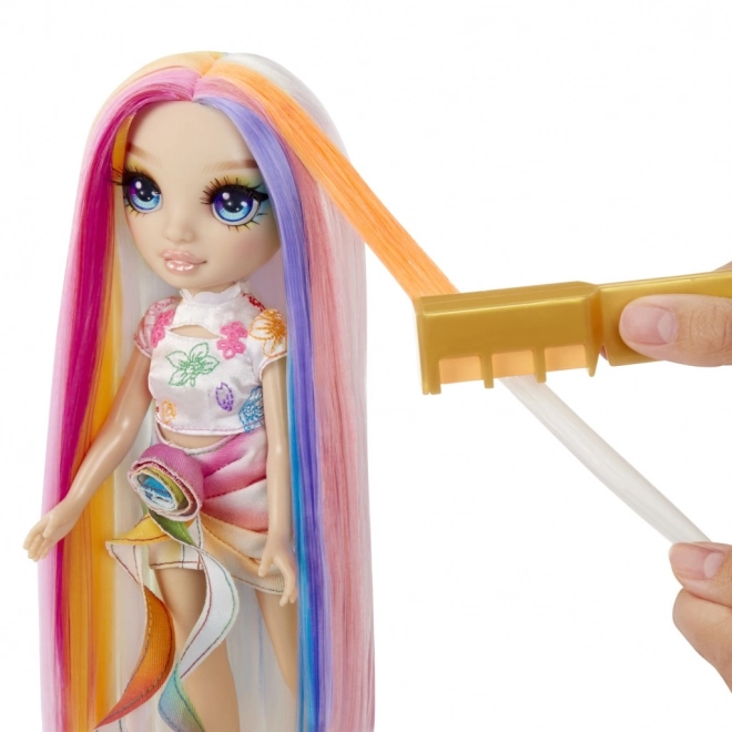 Poupée Rainbow High avec craies pour cheveux