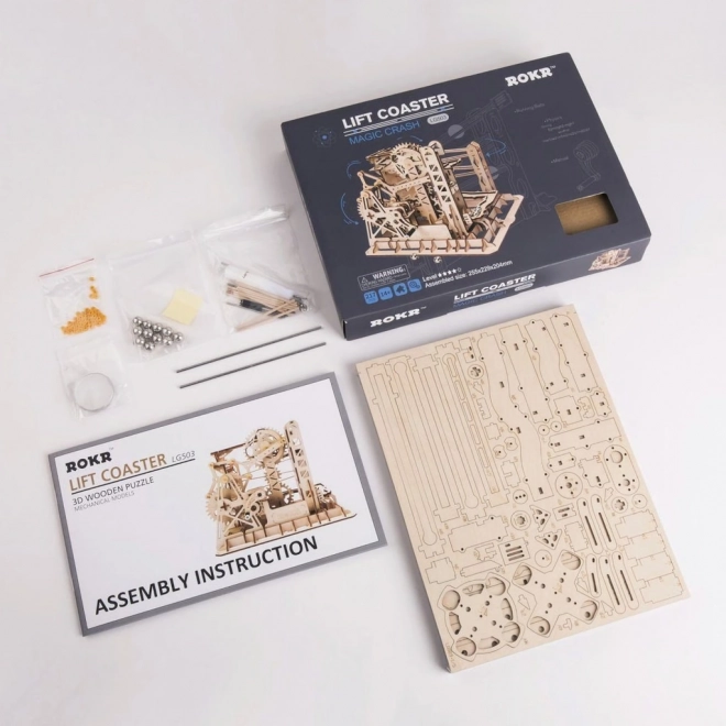 Piste de billes Marble Explorer - Maquette 3D en bois
