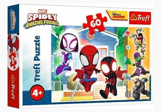 Puzzle 60 pièces Dans le monde de Spidey Spiderman