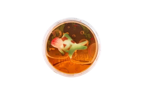 Slime transparent avec poisson
