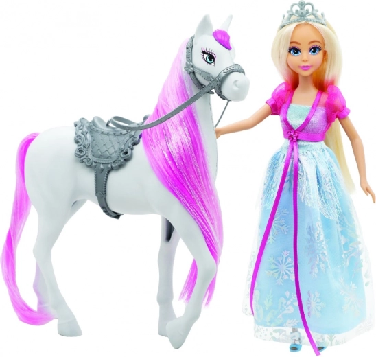 Princesse magique en robe scintillante