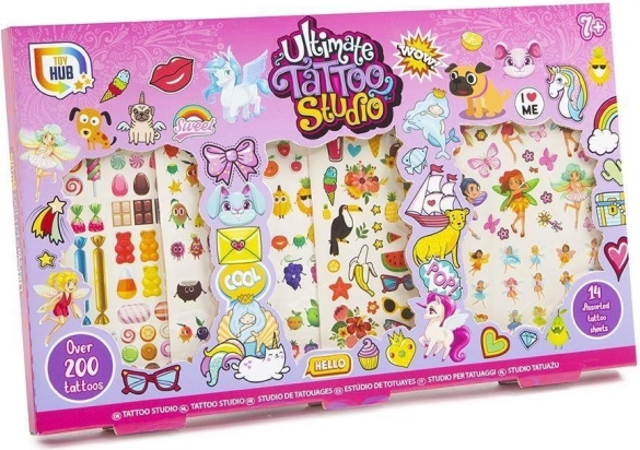 Kit de tatouages temporaires The Ultimate – rose