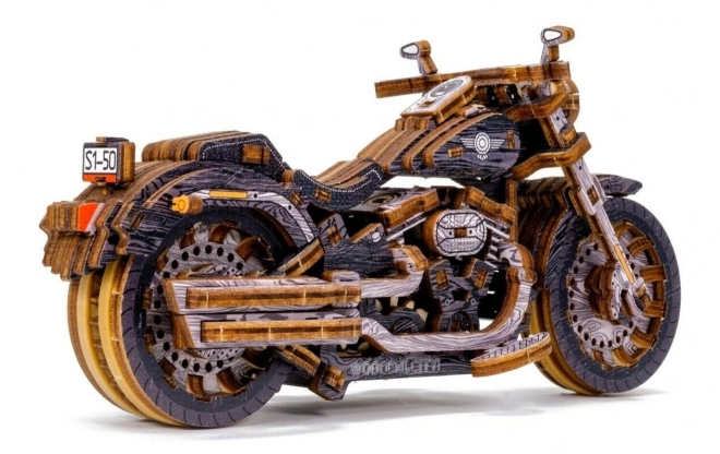 WOODEN CITY Puzzle 3D Motocyclisme Cruiser Édition Limitée 168 pièces