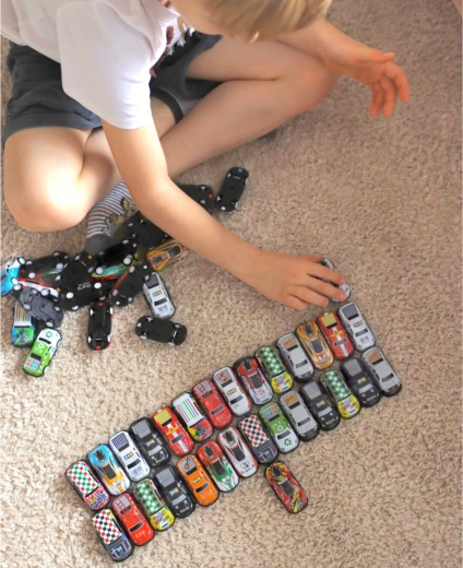 Piste de course pour un jeu interactif