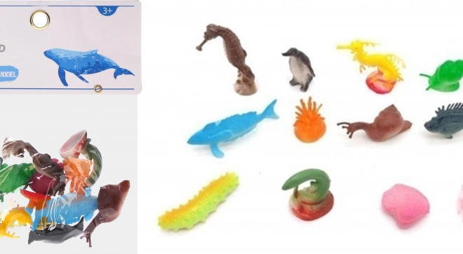 Ensemble de figurines Monde marin 12 pcs 7 cm
