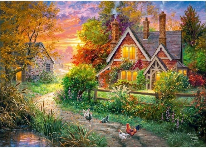 Puzzle Teplo domova 500 pièces de Cherry Pazzi