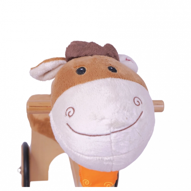 Trotteur Cheval avec écharpe