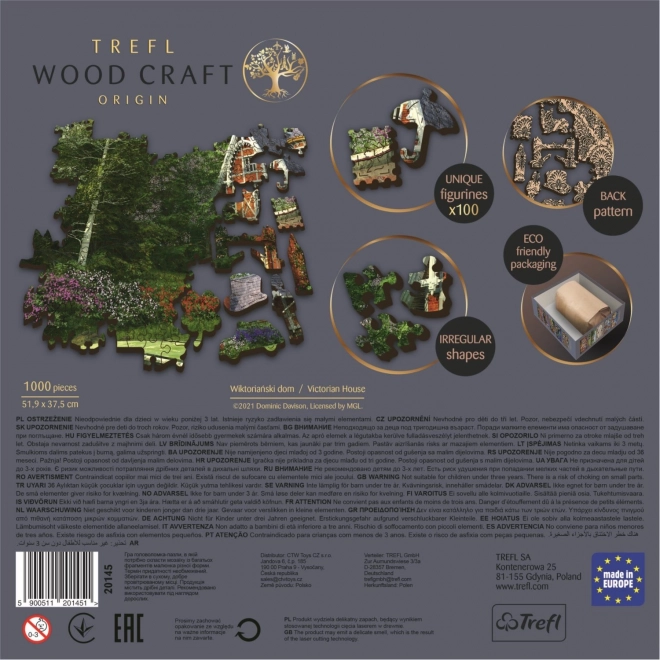 Puzzle en bois Maison victorienne 1000 pièces