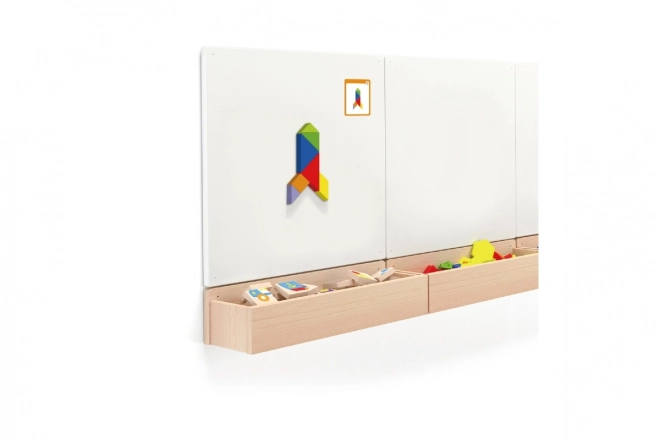 Jeu de tangram en bois VIGA