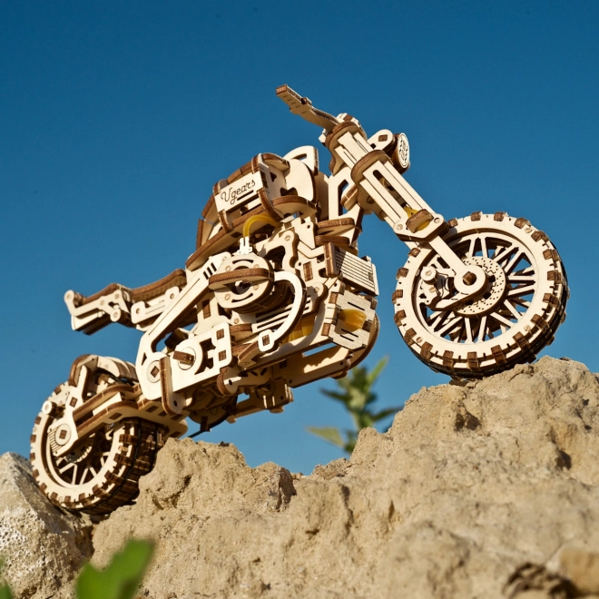 Ugears puzzle 3D Moto avec side-car 380 pièces
