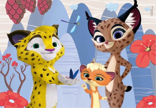 CLEMENTONI Puzzle Leo et Tig 3x48 pièces