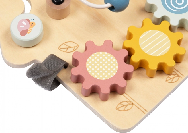 Tooky Toy Grande Table de Manipulation en Bois Maison - Centre d'Activités
