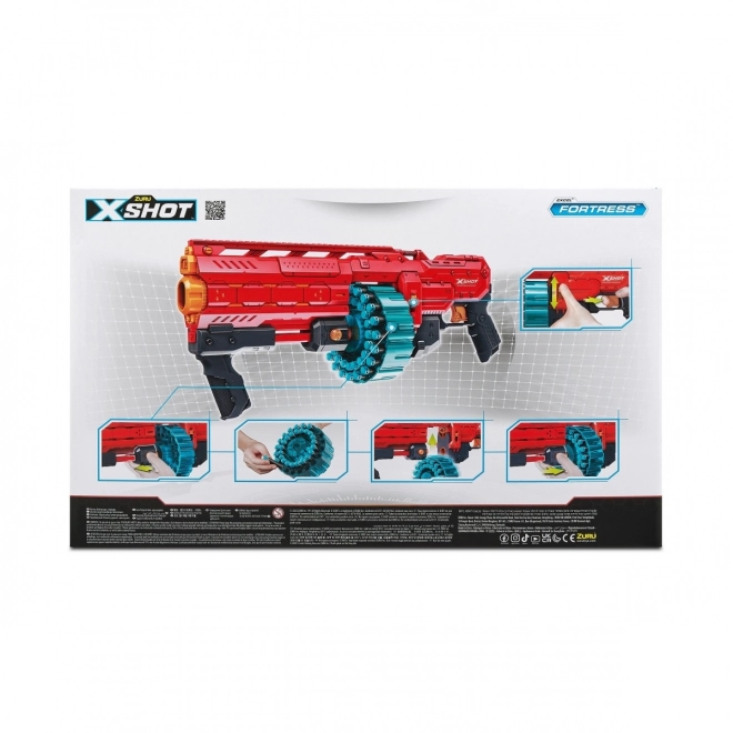 Lanceur X-Shot Excel Fortress avec 48 fléchettes