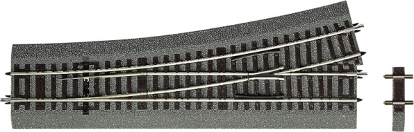 Roco Line Aiguillage simple gauche avec ballast