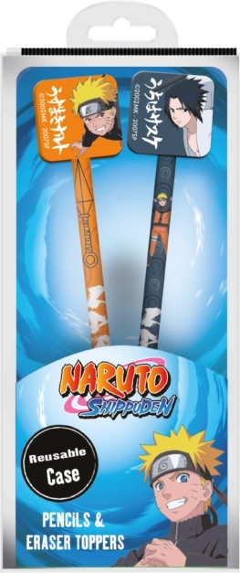 Crayons avec topper Naruto