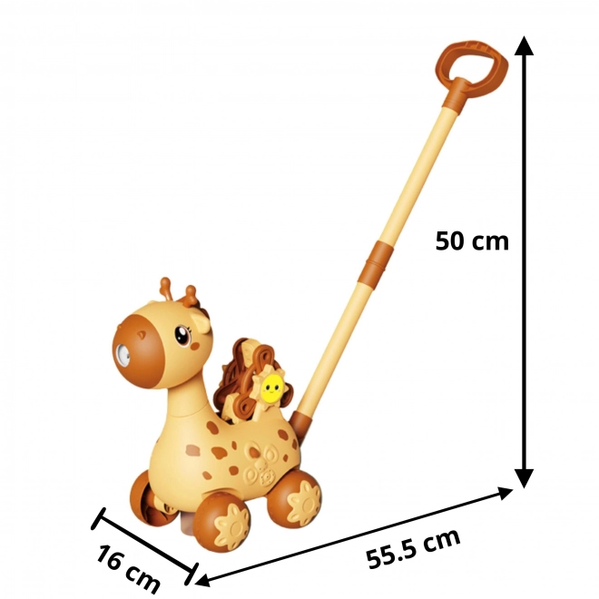 Girafe mobile 2 en 1 avec bulle de savon pour enfants