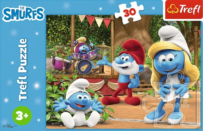 Puzzle TREFL Schtroumpfs et Schtroumpfette 30 pièces