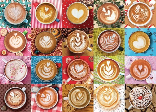 Puzzle 500 pièces COBBLE HILL Je t’aime, latte