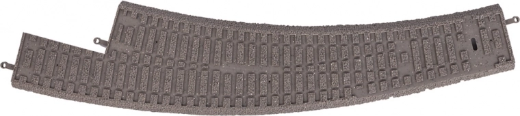Support pour aiguillage courbe à droite