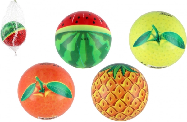 Balle fruitée 11 cm en filet – 4 variantes