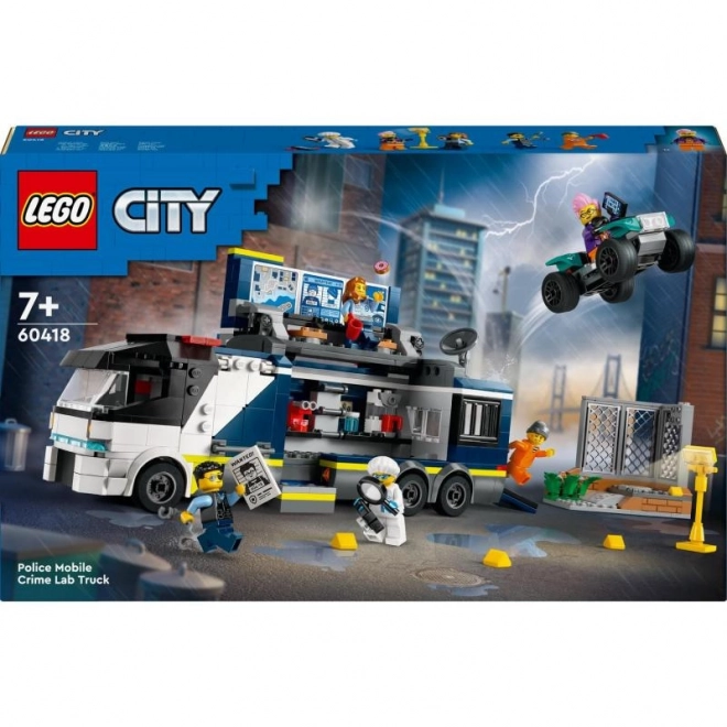 LEGO® City 60418 Laboratoire mobile de criminologie de la police