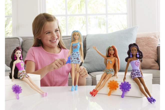 Barbie Color Reveal motifs sauvages