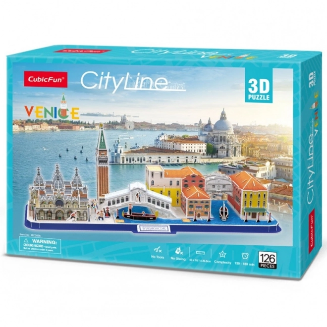 Panorama puzzle 3D Venise - 126 pièces