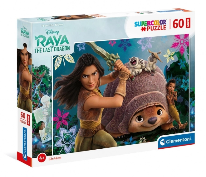 Raya et le dragon - puzzle MAXI 60 pièces