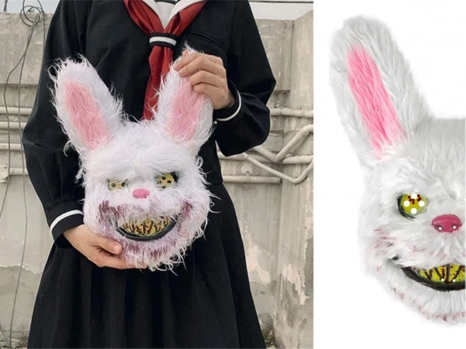 Masque de lapin effrayant créature d'Halloween