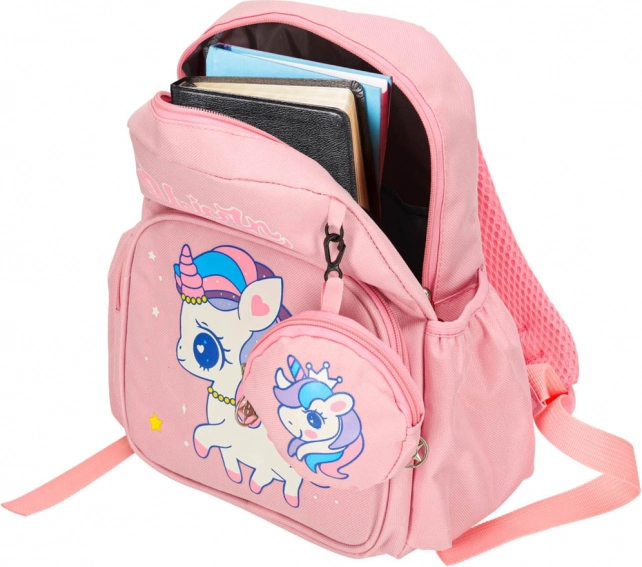 Sac à dos scolaire pour enfants Licorne 30x14x23 cm