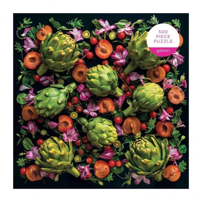 Puzzle Fleurs d'artichaut 500 pièces