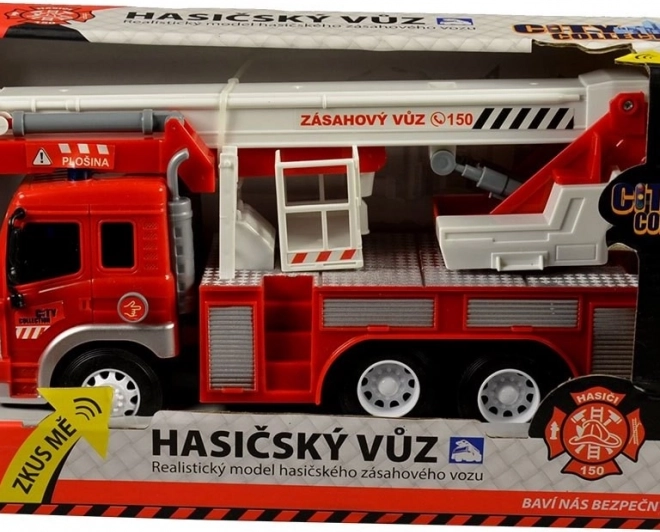Camion de pompiers City Collection à piles