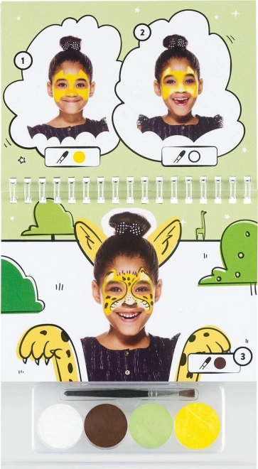 SNAZAROO Couleurs pour le visage avec guide (ensemble vert)