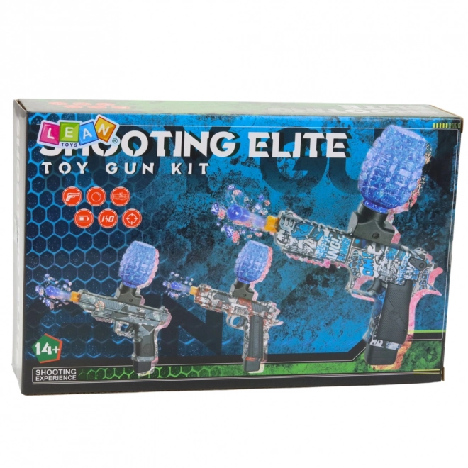 Pistolet électrique à billes d'eau graffiti bleu