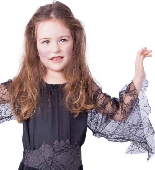 Manches transparentes avec motif toile d’araignée