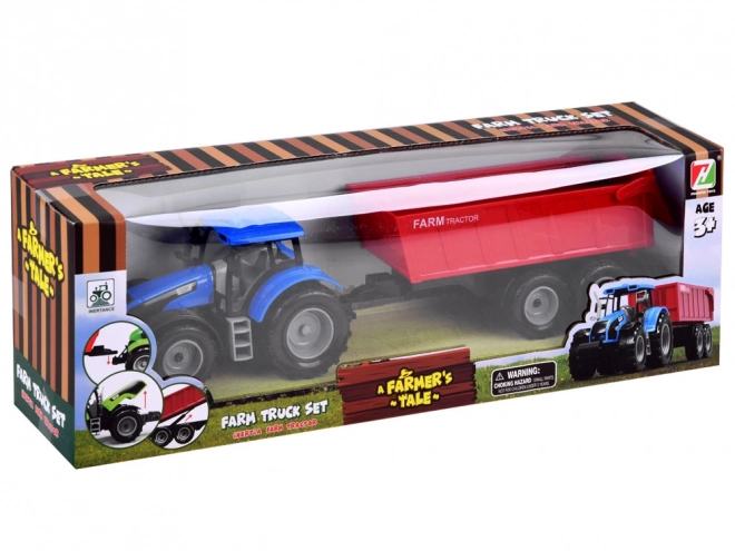 Tracteur avec remorque