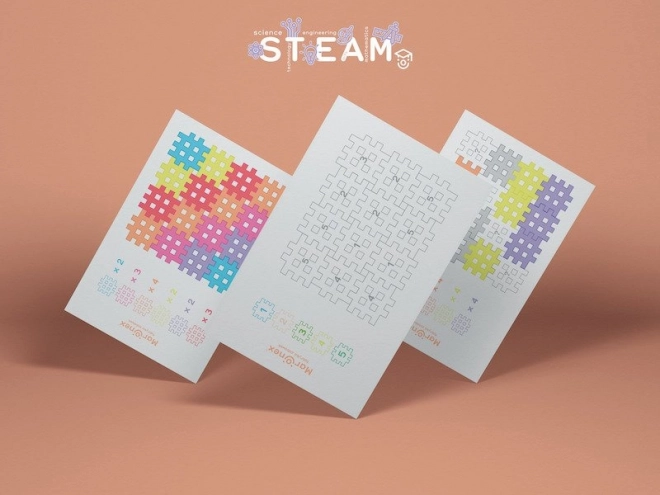 Blocs de construction Waffle mini pastel 500 pièces