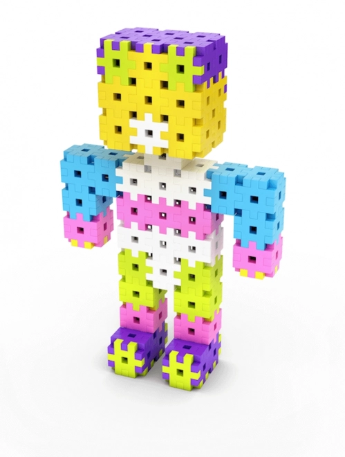 Jeu de construction Meli Basic Rose - 300 pièces