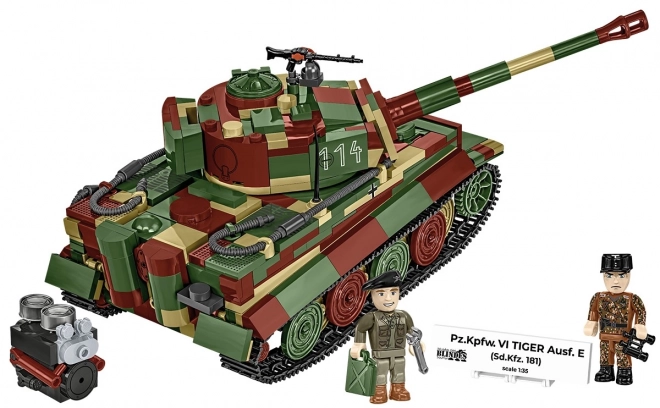 Modèle de char Tiger I de 870 pièces