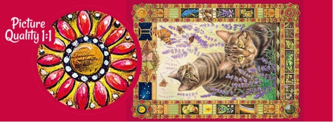Puzzle Cherry Pazzi Chats 1000 pièces