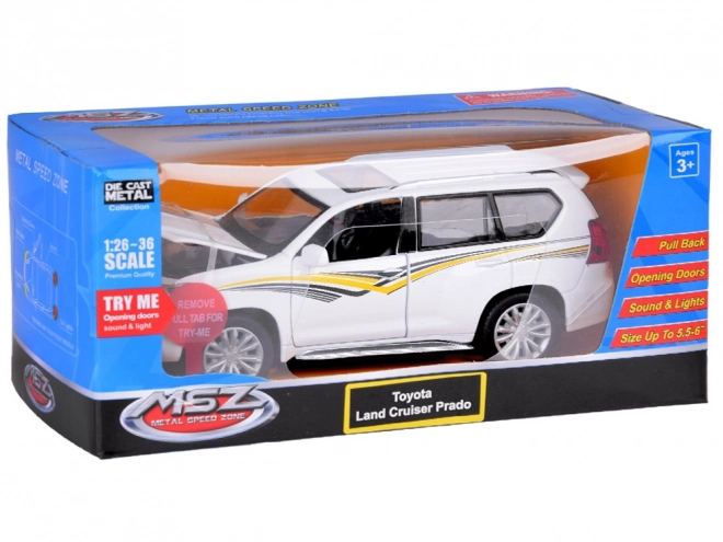 Modèle métallique Toyota Land Cruiser Prado avec effets